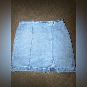 PacSun Light Blue Mini Skirt